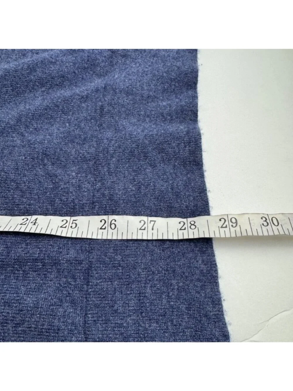 Blossom Cashmere Blue Cowl Neck Sweater Size XS Kangaroo Pocket Oversized Warm